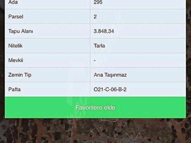 Dalaman, Muğla içerisinde satılık Arsa