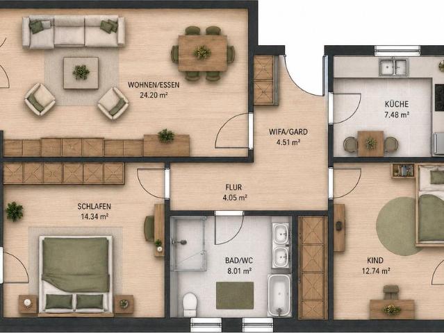 Wohnung kaufen in Mitte, Ingolstadt