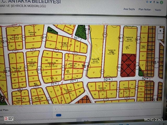 Hatay, Antakya içerisinde satılık Arsa