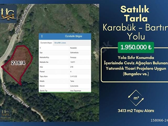 Safranbolu, Karabük içerisinde satılık Arsa