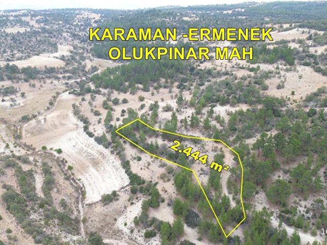 Olukpınar Köyü, Ermenek içerisinde satılık Arsa