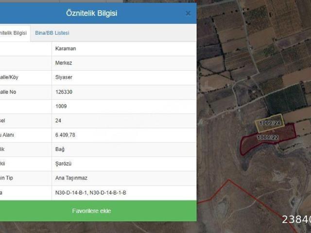 Elmaşehir, Karaman Merkez içerisinde satılık mülk