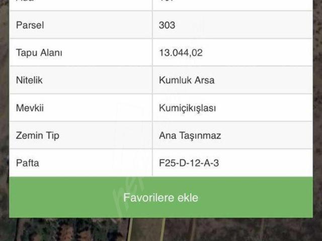 Denizköy Mahallesi, Karasu içerisinde satılık Arsa