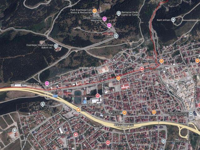 Kitirler Mahallesi, Gerede içerisinde satılık Arsa