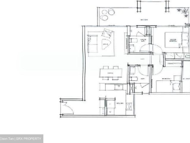 Apartment for rent in Joo Chiat
