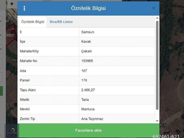 Kavak, Samsun içerisinde satılık Arsa