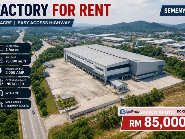 Warehouse for rent in Selangor