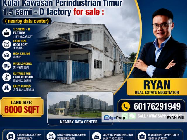 Warehouse for sale in Kulai, Johor
