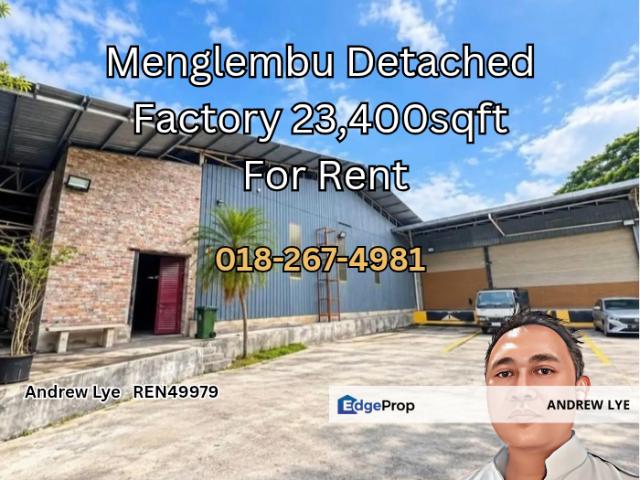 Warehouse for rent in Majlis Bandaraya Ipoh, Kinta