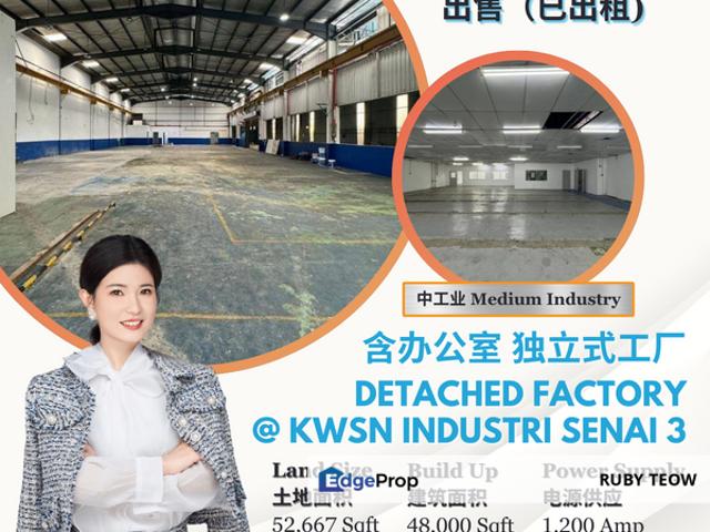 Warehouse for sale in Kulai, Johor