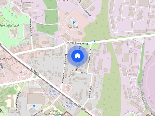 Mieszkanie do wynajęcia w Centrum Południe, Zabrze