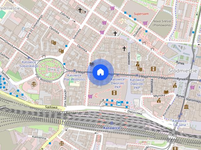 Kawalerka do wynajęcia w Katowice, Śląskie