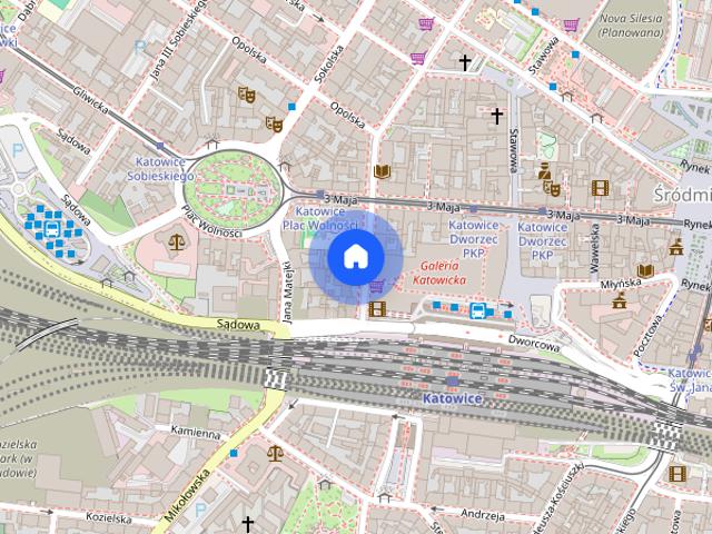Kawalerka do wynajęcia w Śródmieście, Katowice
