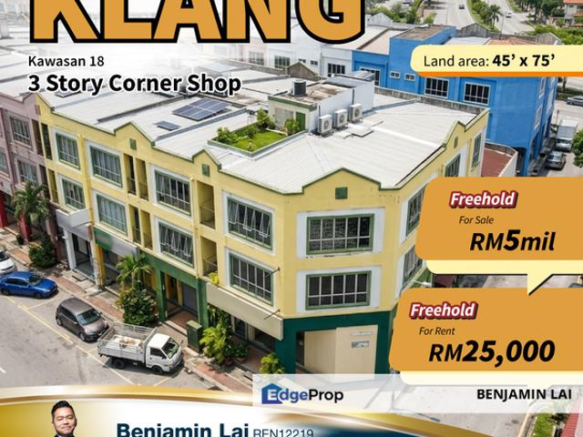 Shop for sale in Port Klang, Selangor