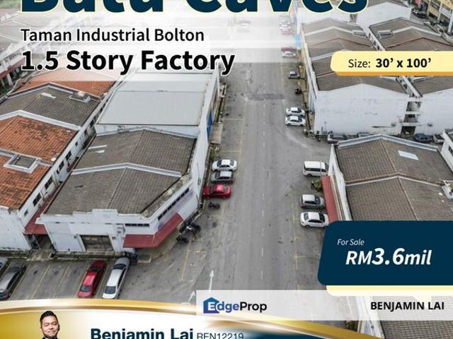 Warehouse for sale in Selayang, Selangor