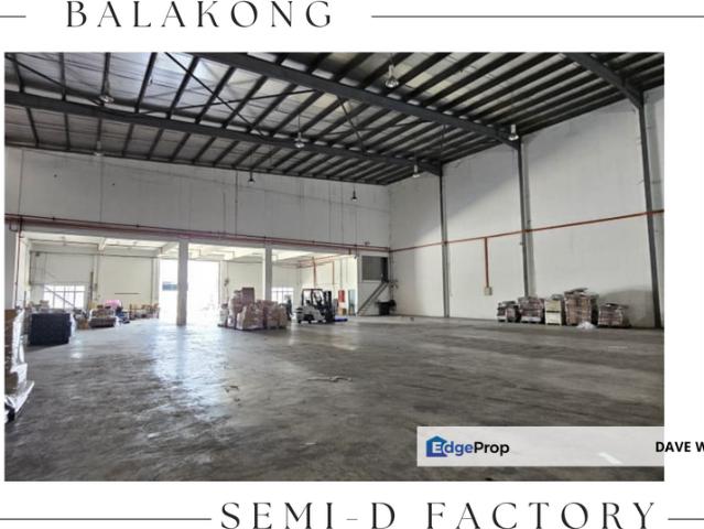 Warehouse for rent in Kajang, Langat