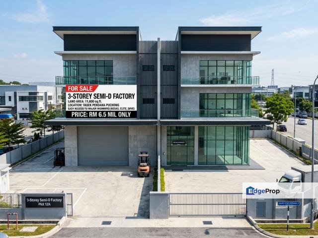 Warehouse for sale in Kajang, Langat