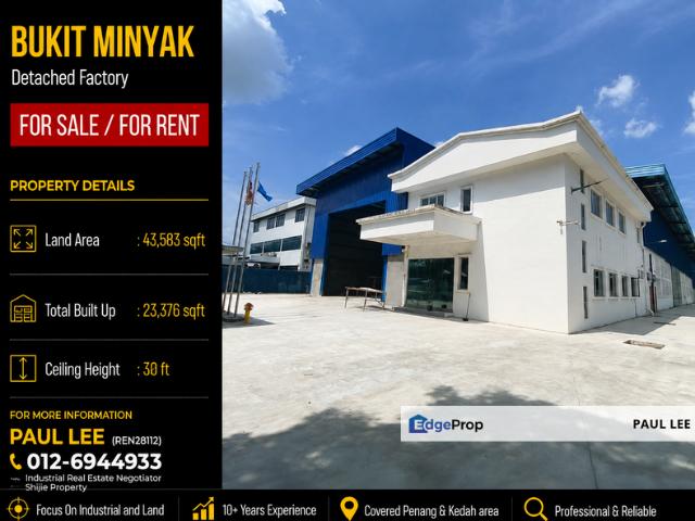 Warehouse for sale in Wellesley, Penang