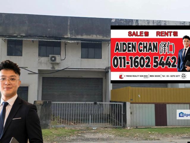 Warehouse for rent in Majlis Bandaraya Ipoh, Kinta