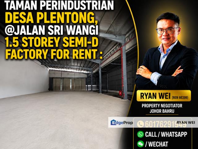 Warehouse for rent in Bukit Ledang, Johor