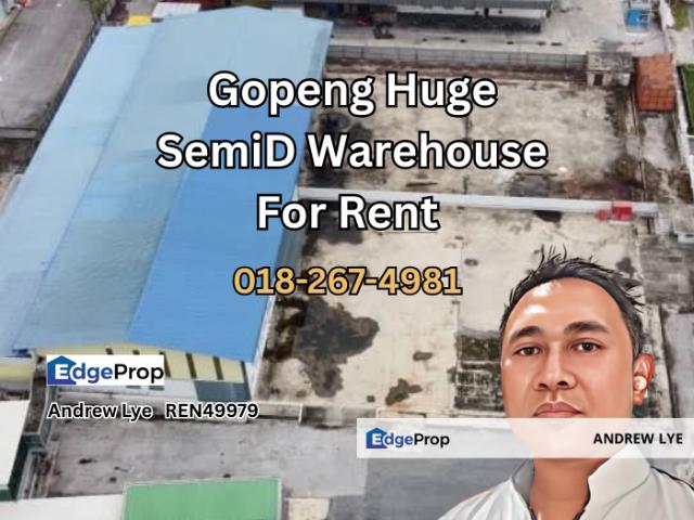 Warehouse for rent in Perak, Gopeng