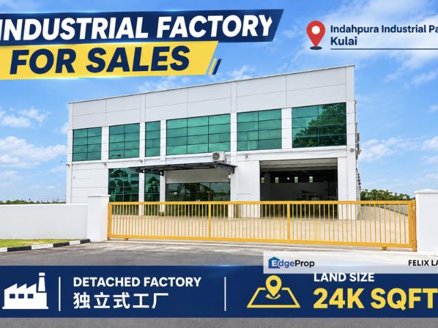 Warehouse for sale in Kulai, Johor