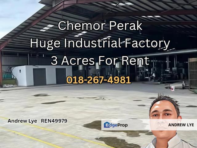 Warehouse for rent in Perak, Tanjong Ipoh