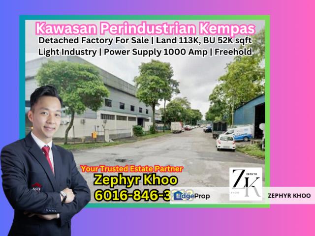 Warehouse for sale in Johore Bahru, Johor
