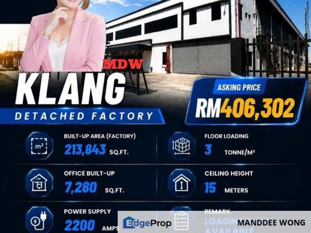 Warehouse for rent in Port Klang, Selangor