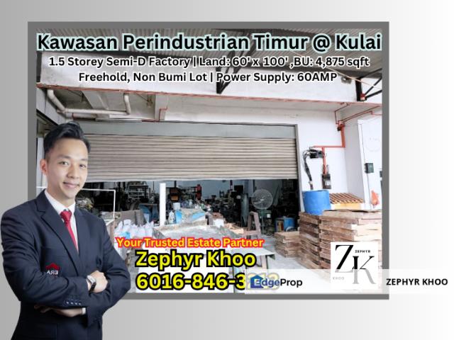 Warehouse for sale in Johor
