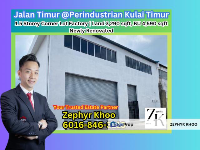 Warehouse for rent in Johor