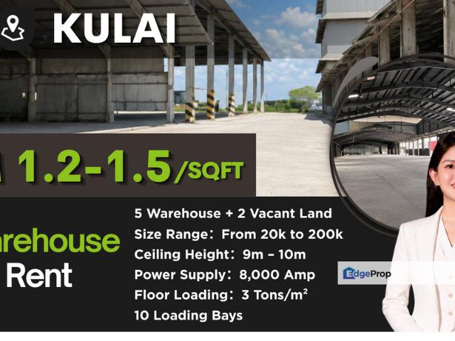 Warehouse for rent in Johor