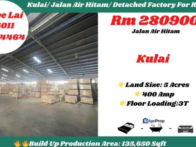 Warehouse for rent in Johor