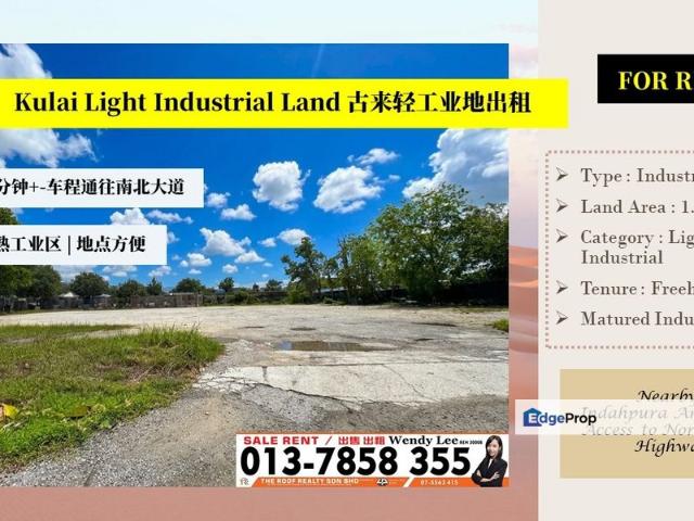 Warehouse for rent in Johor