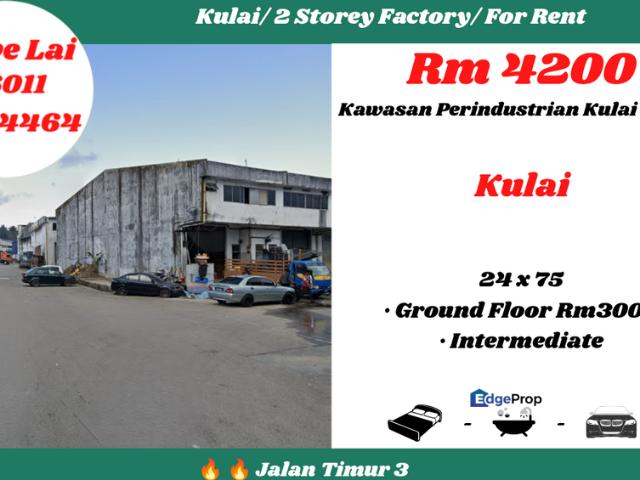 Warehouse for rent in Johor
