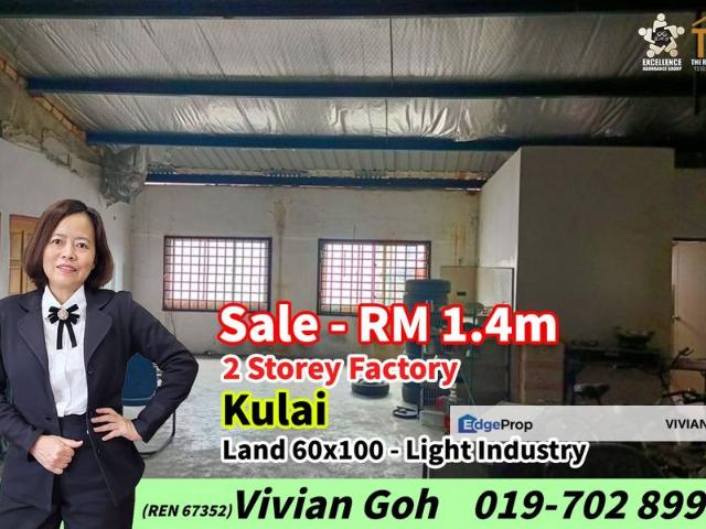 Warehouse for sale in Johor