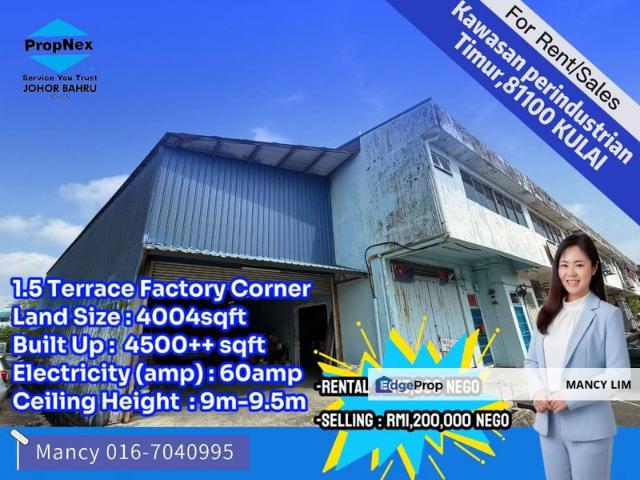 Warehouse for sale in Johor