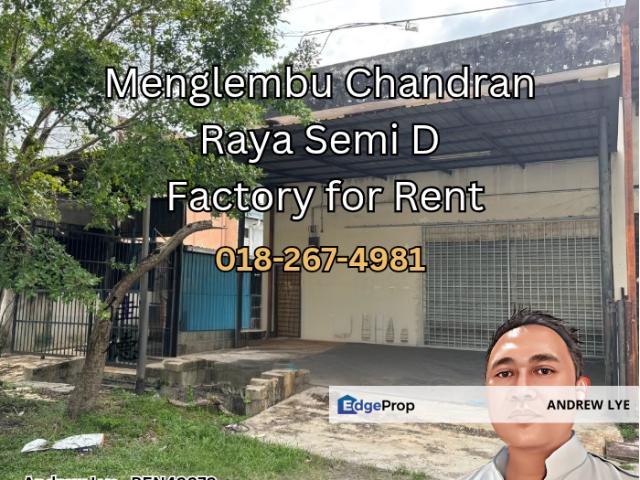 Warehouse for rent in Perak, Tanjong Ipoh