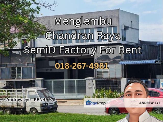 Warehouse for rent in Perak, Tanjong Ipoh