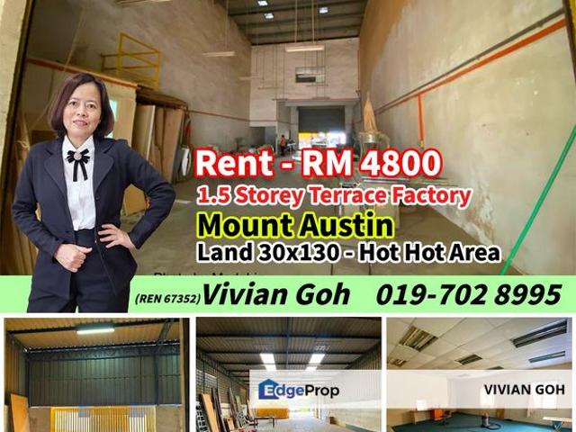 Warehouse for rent in Tebrau, Johor