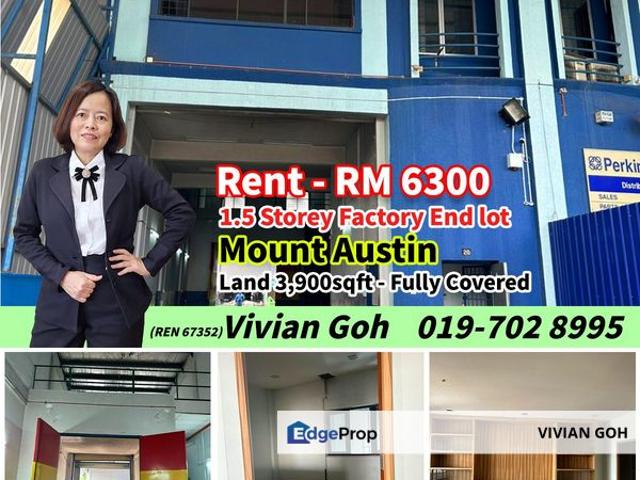 Warehouse for rent in Tebrau, Johor
