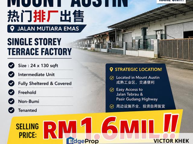 Warehouse for sale in Tebrau, Johor