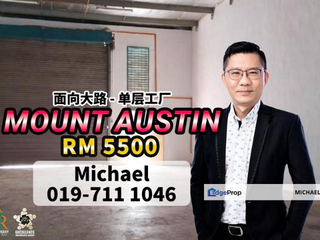 Warehouse for rent in Tebrau, Johor