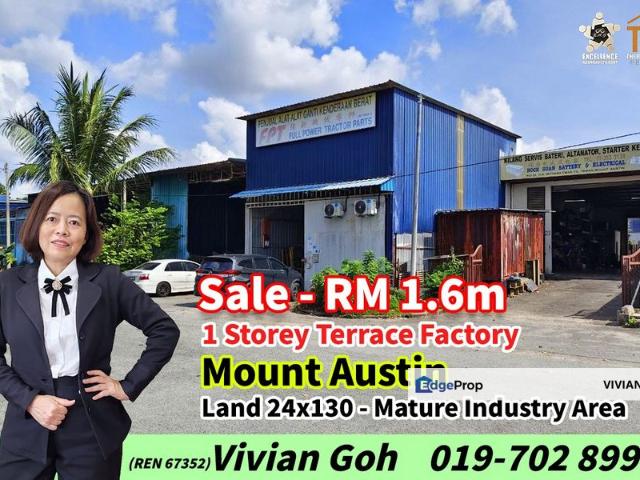 Warehouse for sale in Tebrau, Johor