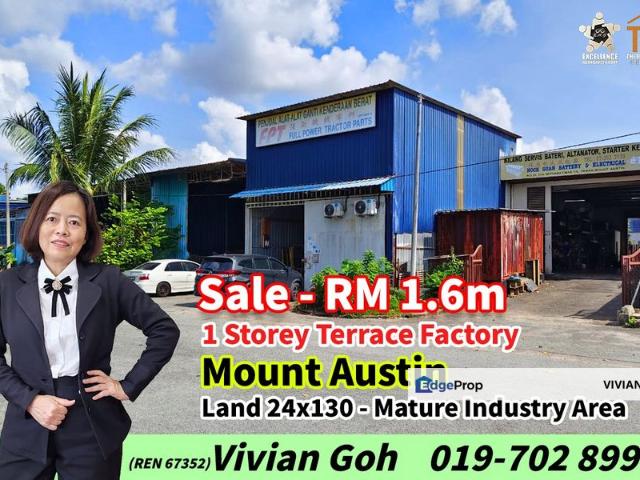 Warehouse for sale in Tebrau, Johor