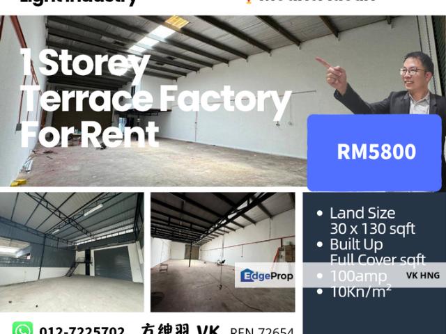 Warehouse for rent in Tebrau, Johor