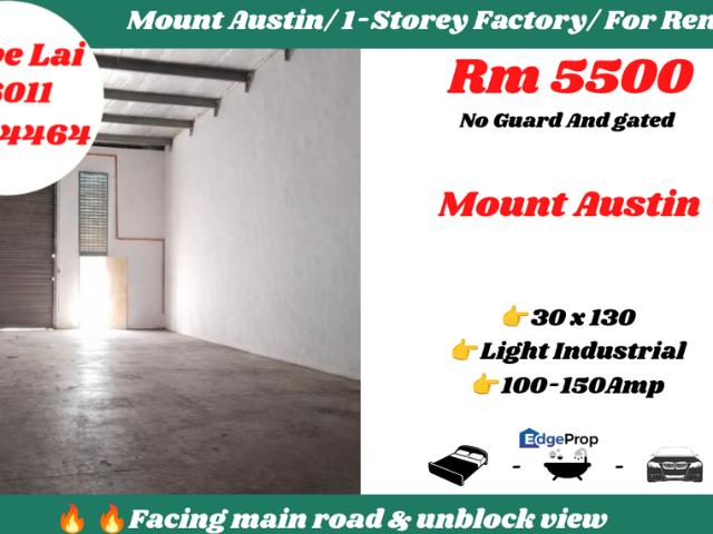 Warehouse for rent in Tebrau, Johor