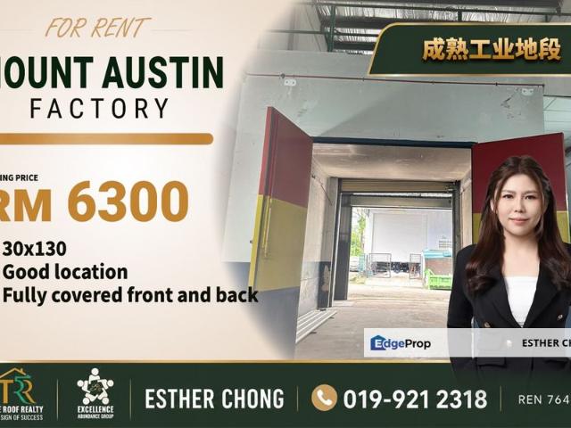 Warehouse for rent in Tebrau, Johor
