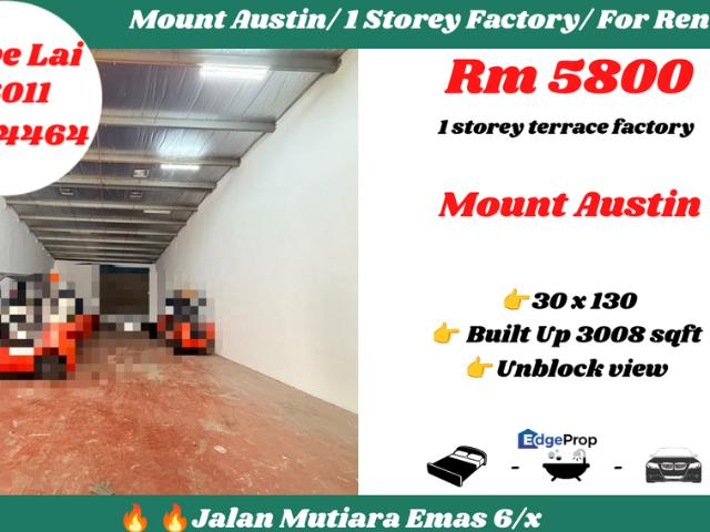 Warehouse for rent in Tebrau, Johor