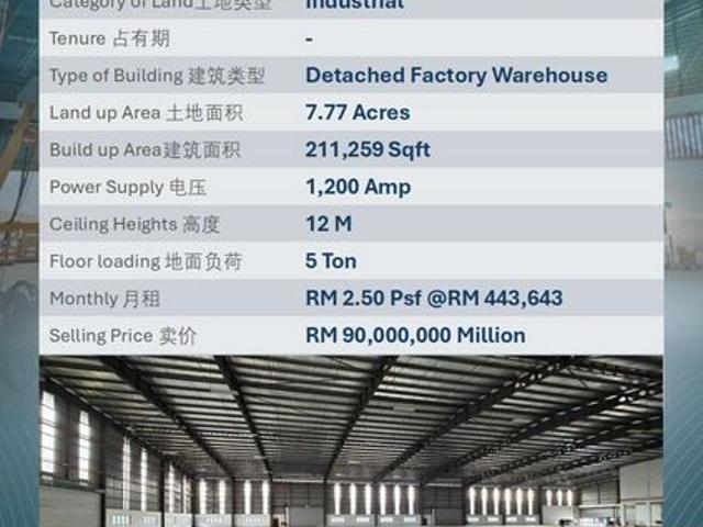 Warehouse for rent in Nilai, Negeri Sembilan